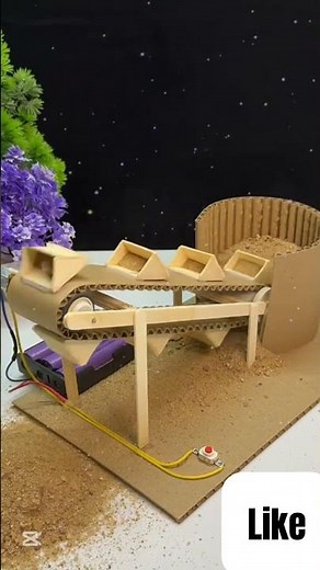 Working Conveyor Belt Model | DIY Engineering Project #ConveyorBelt #DIYProject
