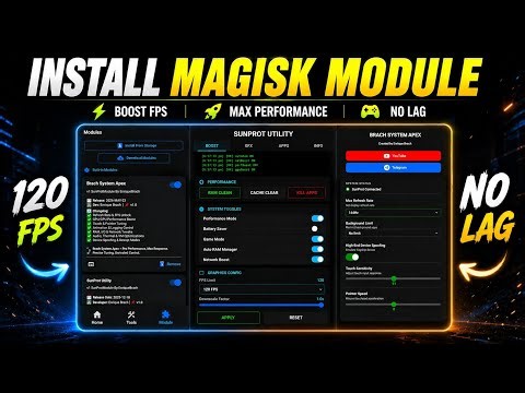 👉 Still Playing on Low FPS? 😡 Install Magisk Module ⚡ No Root 2026 🔥