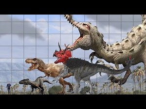 Dinosaurs Size Comparison 2 | SPORE