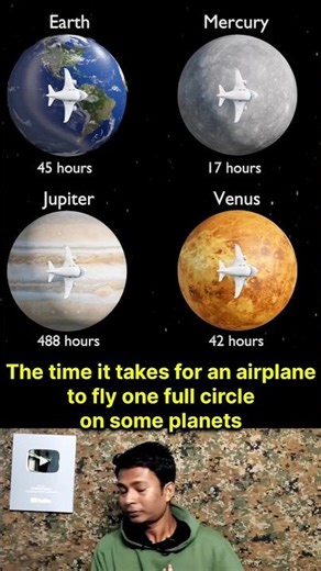 The_time_it_takes_for_an_plane_to_fly_one_full_circle_on_some_planets._#universe_#nasa_#animation