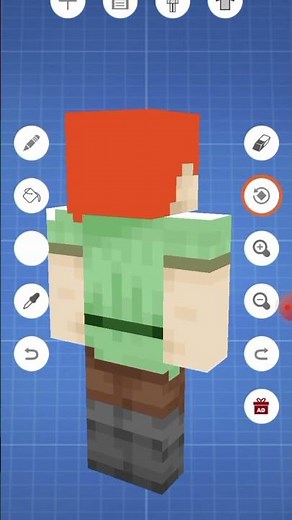 #shorts Minecraft skin editor 3d how to make an alex skin tricolor #minecrafttutorial see this video
