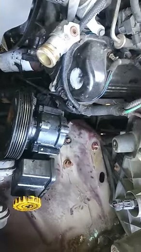 2003 jeep liberty power steering pump removal tip