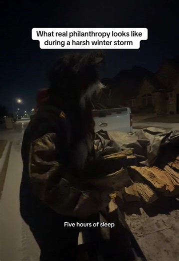 Faith in humanity has been restored with Shelley. Hope this blows up so the world can see there’s still good people out there #fypシ #philanthropy #winterstorm