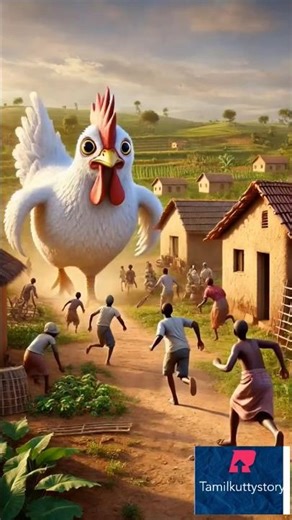Big chicken and farmer story 🐔🌾 #3danimation