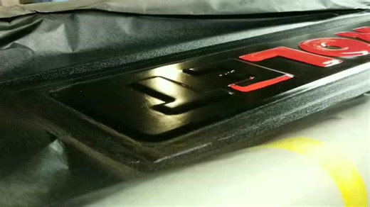 How to paint tailgate letters