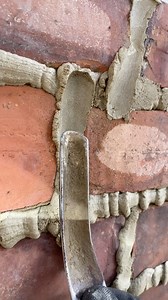 1.6M views · 3.3K reactions | Pointing methods, this is one of the ways we repoint brickwork ✊.#bricklaying #bricklayers #constructionworker #constructiontips #construcion #homeimprovement #asmr #foryou #craigtoddbrickwork | Craig Todd Brickwork & Developments | Facebook