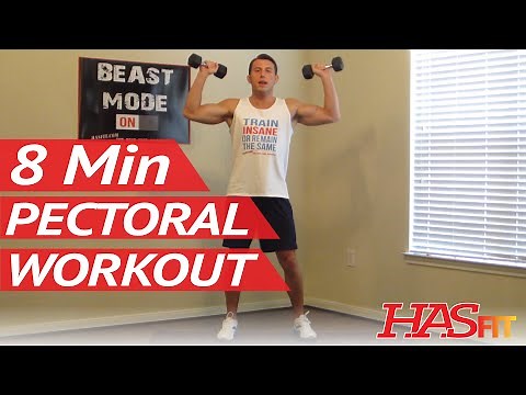 8 Minute Killer Chest Workout at Home - Chest Exercises Routine - Pectoral Workout - Chest Work Out