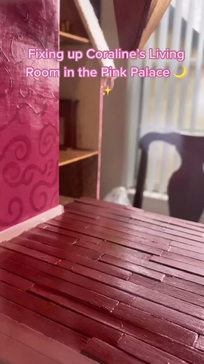Fixing up Coraline’s Living Room in the Pink Palace 🌙✨