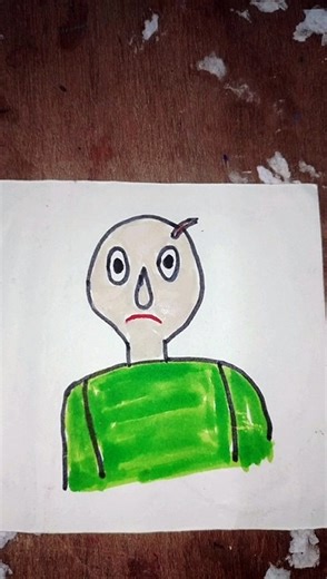 How to draw Baldi's basic