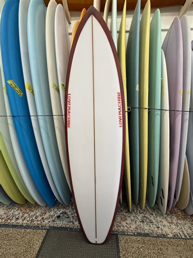 A New 6.4 FM Love Machine Model by Ryan Lovelace…for those that seek freedom of movement in the brine…now available from the Rasta Surfing Company…mmm #rastasurfco #13thbeach #barwonheads #lovemachinesurfboards #ryanlovelace