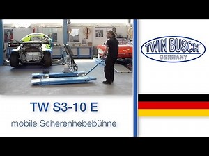TW S3-10 E : Die Mobile Scherenhebebühne von TWIN BUSCH®