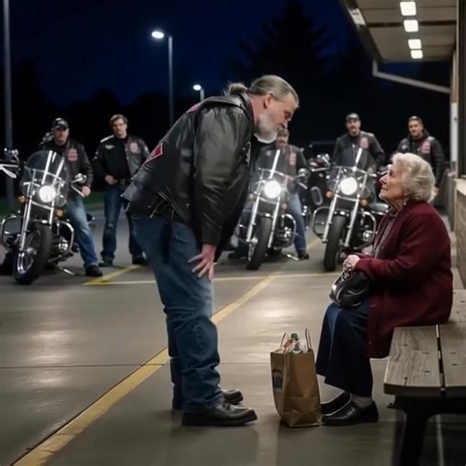 Her Own Son Abandoned Her on a Bench — But the Bikers Took Her Home...“Get your own stuff, Mom. I’ll be in the car,” Paul had said. But when Margaret Carter came out of the grocery store with two modest paper bags—the only things she could afford with her Social Security check—Paul’s SUV was gone. She sat on the cold bench outside for nearly three hours, her frail hands clutching the grocery list he’d scribbled that morning. Then her phone buzzed with a message that broke her world apart: “Marga