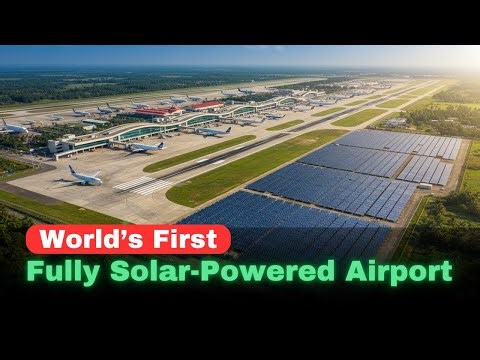 World’s First Fully Solar-Powered Airport
