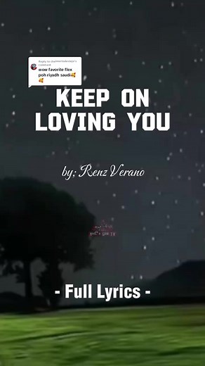 Keep On Loving You by Renz Verano | Trending Music Video