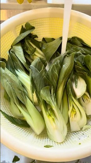 🥬 Garlic Bok Choy with Ground Pork | Easy Chinese Stir Fry Recipe #shorts