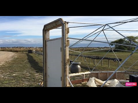 DIY door for a geodesic dome Part 3 (2020)