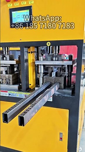 CNC Hydraulic Punching Machine Rectangular Tube Side Punching Rack Punching
