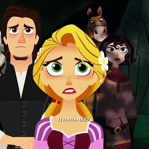 Rapunzel's Emotional Reunion with Pascal