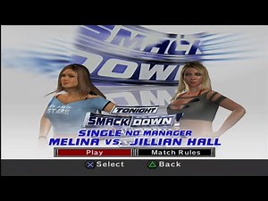 WWE SmackDown vs. Raw 2007 - Melina vs Jillian Hall