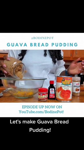 Guava Bread Pudding: A Bahamian Delight