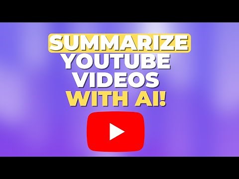 How To Summarize YouTube Videos with AI (FREE)