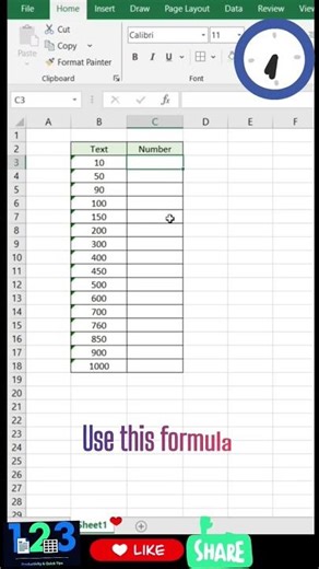 value function in excel #computer #excelshortcuts #computereducation