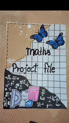 maths project file decoration ideas 🤞