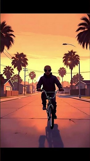 Does This Scene Feel Familiar? 👀🚲 | Alien Bicycle Intro