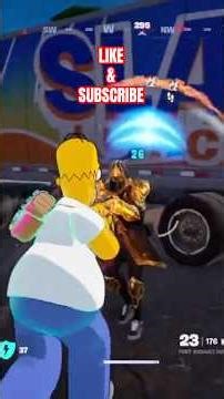 Fortnite: Blitz Royale Solo Gameplay | Homer Simpson