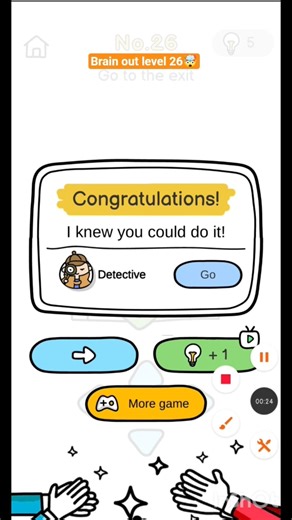 "99% fail 😨 brain out level 26 | #brainout #youtubeshorts