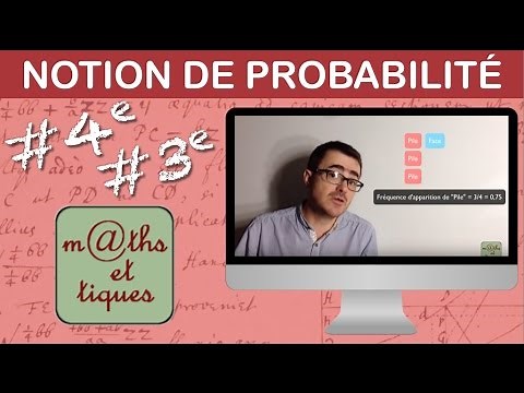 Comprendre la notion de probabilité - Quatrième