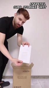 12-Cube Storage Organizer, Metal Wire Cube Shelving Unit, 11.8" L x 11.8" W x 11.8" H, Modular Grid Bookshelf for Closet, Bedroom, Office, White ATTJL12W