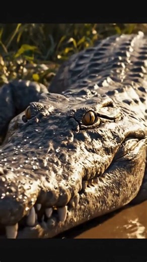 Observez le Crocodile en Chasse #predator #animals #documentary #wildlife
