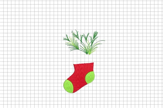 Christmas Stocking Embroidery Design, Christmas Stocking Machine Embroidery Design, Digital Download - Etsy