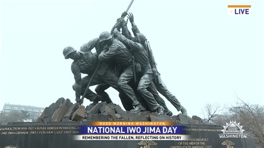 Honoring Iwo Jima Day: A Tribute at the U.S. Marine Corps War Memorial