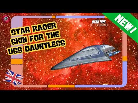 NEW!: Star Racer Skin for the USS Dauntless | Star Trek Fleet Command | Outside Views STFC