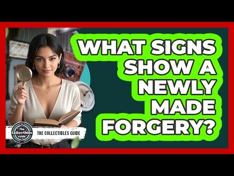 What Signs Show A Newly Made Forgery?