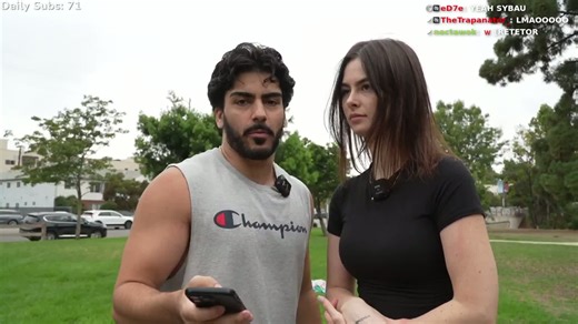 rawdogmoon - Connor forgets he is streaming and kisses Morgan on the lips