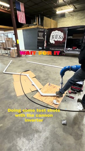 Cannon Pipelining Inversion - Test Shots for 2" Liner