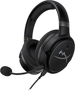 HyperX Cloud Orbit - Gaming Headset, 3D Audio, for PC, Xbox One, PS4, Mac, Mobile,Nintendo Switch,Planar Magnetic Headphones with Detachable Noise Cancelling Microphone,Pop Filter, Black