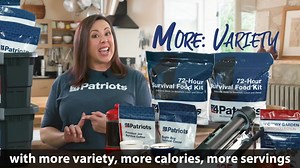 😋 Get (3) Month's of delicious *Kid Approved* Survival Food you’d be proud to share with your friends and family. Plus...it comes with 90 FREE Emergency Food Bars! 👍 Now is the time to make sure everyone you love is prepared! >> https://4pats.live/SurvivalFoodBundle | 4Patriots