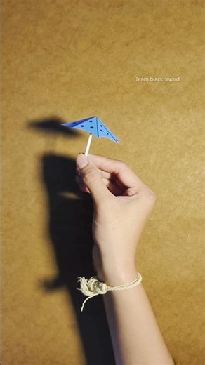 Mini Paper Umbrella ☂️ | Easy DIY Craft | Shorts