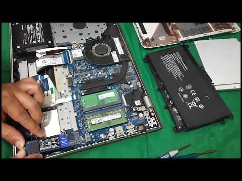 HP Pavilion Laptop 15 cc1xx Series Additional NVMe M.2 SSD upgrade and Battery Replacement.