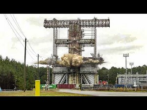 NASA Marshall Implodes (controlled demolition) Historic Rocket Test Stands in Huntsville