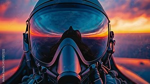 military forces During ordinary flight training or aviation combat, a soldier or pilot wearing an oxygen mask and protective helmet enters the cockpit of a fighter jet aircraft.