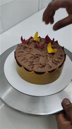 amazing simple chocolate cake decorating ideas #chocolatecake #shorts #ytshorts #viralvideo