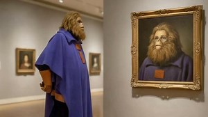 Ape Minister Tiberius looked at himself in a painting. Was that the ape he had become? As long as he had a breath of life in him, he would keep pushing forward to achieve more. Being an “ape of the cloth” meant ministering to the needs of many apes. Apes with big problems. Apes that needed good guidance and counsel to keep from going totally bananas. Would the Ape Law Giver approve of his efforts? Tiberius set high standards for himself pushing himself to the limits. And yet, he felt that he was