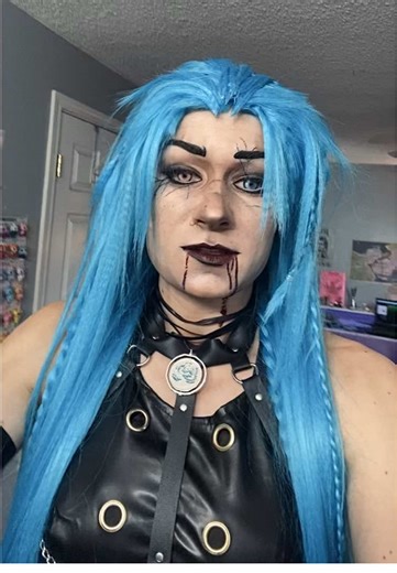 Cosplay things 🤦🏼‍♀️😭 #jinx #jinxcosplay #cosplay #cosplayer #jinxarcane jinx vampire cosplay, cosplay hacks