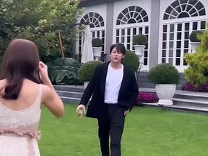 婚礼前的彩排➕一些婚礼过程中的记录片段～#泰星mark #泰星kim #MK结婚 #超甜情侣