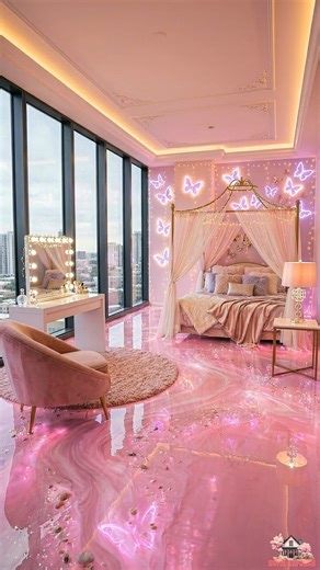 From Empty Room to Dream Princess Bedroom 👑 #shorts